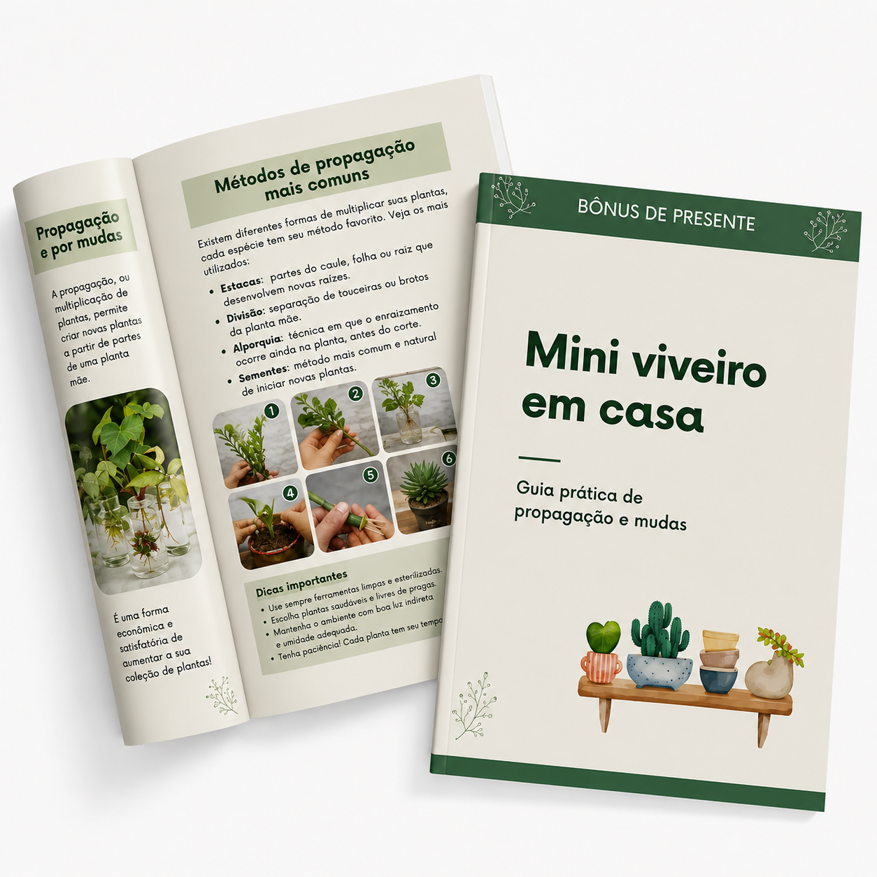 Mini viveiro em casa
