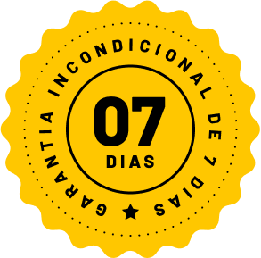 Selo de garantia incondicional de 7 dias